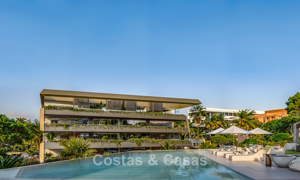 Innovative new-build apartments with avant-garde architecture for sale in the centre of Estepona 795931