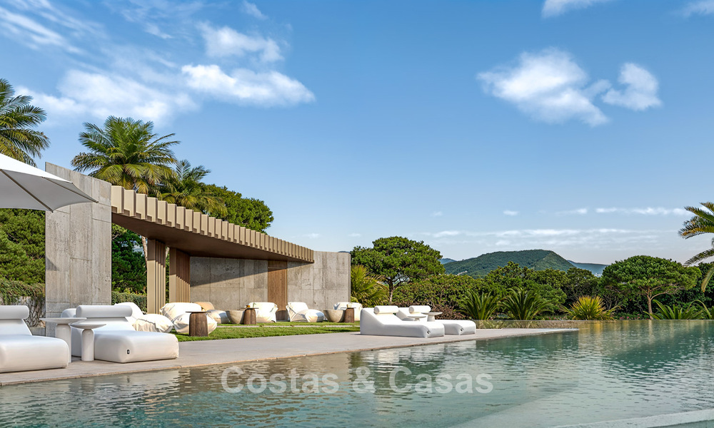 Innovative new-build apartments with avant-garde architecture for sale in the centre of Estepona 795932