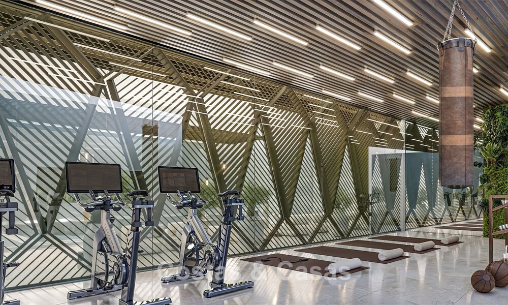 Innovative new-build apartments with avant-garde architecture for sale in the centre of Estepona 795933