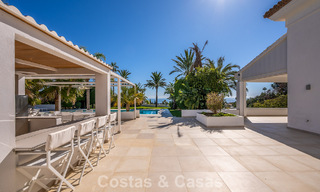 Majestic, modernly renovated villa with panoramic sea views for sale on a generous plot east of Marbella centre 796488 