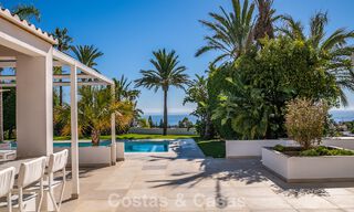 Majestic, modernly renovated villa with panoramic sea views for sale on a generous plot east of Marbella centre 796489 