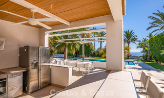 Majestic, modernly renovated villa with panoramic sea views for sale on a generous plot east of Marbella centre 796490 