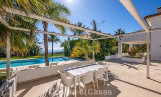 Majestic, modernly renovated villa with panoramic sea views for sale on a generous plot east of Marbella centre 796491 