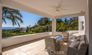 Majestic, modernly renovated villa with panoramic sea views for sale on a generous plot east of Marbella centre 796493 