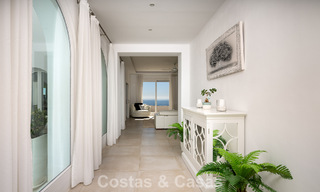 Majestic, modernly renovated villa with panoramic sea views for sale on a generous plot east of Marbella centre 796506 