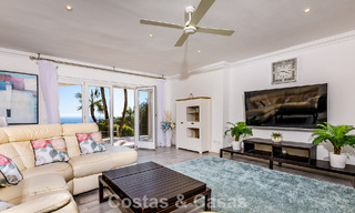 Majestic, modernly renovated villa with panoramic sea views for sale on a generous plot east of Marbella centre 796531 