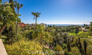 Majestic, modernly renovated villa with panoramic sea views for sale on a generous plot east of Marbella centre 796555 