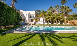 Majestic, modernly renovated villa with panoramic sea views for sale on a generous plot east of Marbella centre 796556 