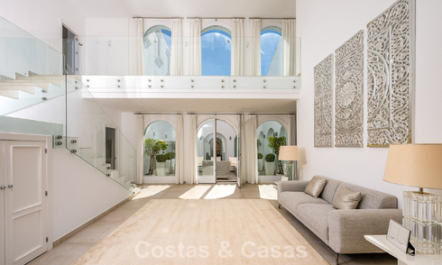 Majestic, modernly renovated villa with panoramic sea views for sale on a generous plot east of Marbella centre 796639
