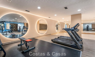 Contemporary penthouse with sea views from the rooftop terrace for sale on the New Golden Mile, between Marbella and Estepona 796608 