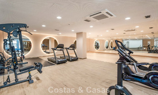 Contemporary penthouse with sea views from the rooftop terrace for sale on the New Golden Mile, between Marbella and Estepona 796609 