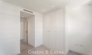 Contemporary penthouse with sea views from the rooftop terrace for sale on the New Golden Mile, between Marbella and Estepona 796620 