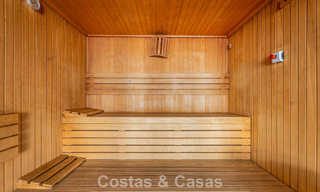 Contemporary penthouse with sea views from the rooftop terrace for sale on the New Golden Mile, between Marbella and Estepona 796631 