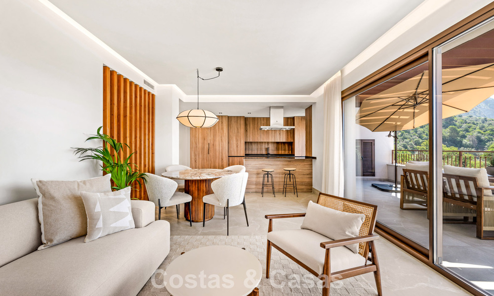 New duplex penthouse with unobstructed views for sale in peaceful Istán, near Marbella on the Costa del Sol 796173