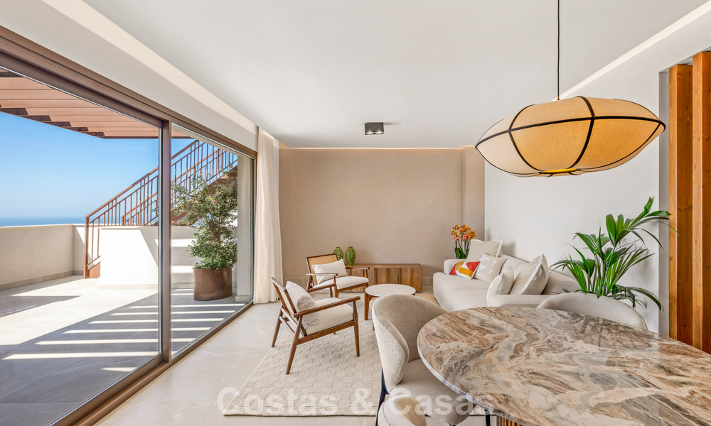 New duplex penthouse with unobstructed views for sale in peaceful Istán, near Marbella on the Costa del Sol 796175