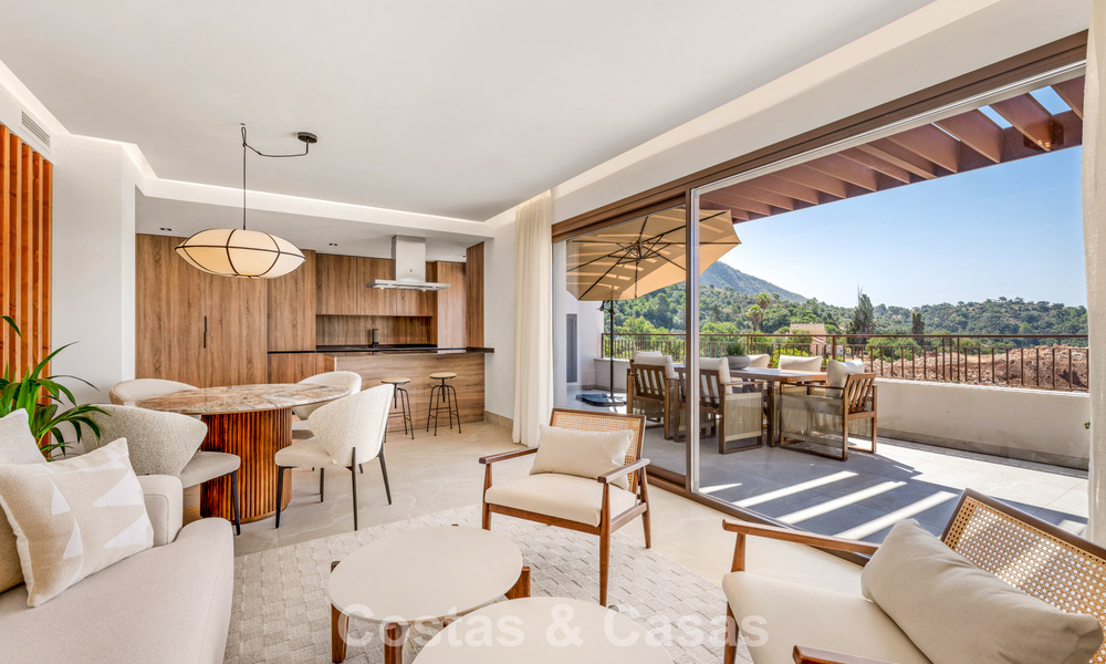 New duplex penthouse with unobstructed views for sale in peaceful Istán, near Marbella on the Costa del Sol 796176