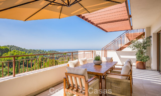 New duplex penthouse with unobstructed views for sale in peaceful Istán, near Marbella on the Costa del Sol 796179 