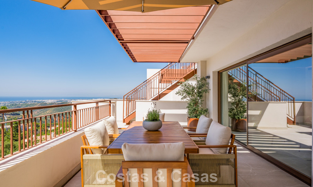 New duplex penthouse with unobstructed views for sale in peaceful Istán, near Marbella on the Costa del Sol 796181