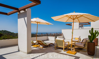 New duplex penthouse with unobstructed views for sale in peaceful Istán, near Marbella on the Costa del Sol 796182 