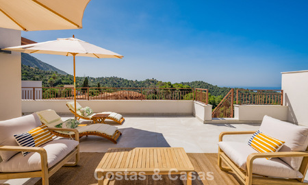 New duplex penthouse with unobstructed views for sale in peaceful Istán, near Marbella on the Costa del Sol 796185