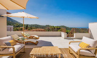 New duplex penthouse with unobstructed views for sale in peaceful Istán, near Marbella on the Costa del Sol 796185 
