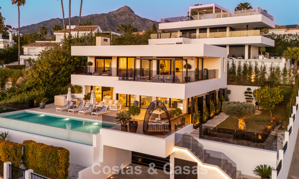 Advanced luxury frontline golf villa for sale in nueva andalucía’s golf valley, Marbella 796704