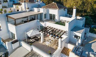 Luxurious duplex penthouse for sale in a gated complex in nueva andalucía’s golf valley, Marbella 796755 