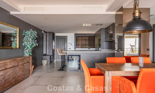 Spacious apartment with panoramic golf and sea views for sale in Nueva Andalucía, Marbella 796924 