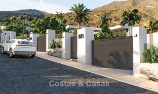 New development of bioclimatic luxury homes for sale in the hills of Mijas, Costa del Sol 796931 
