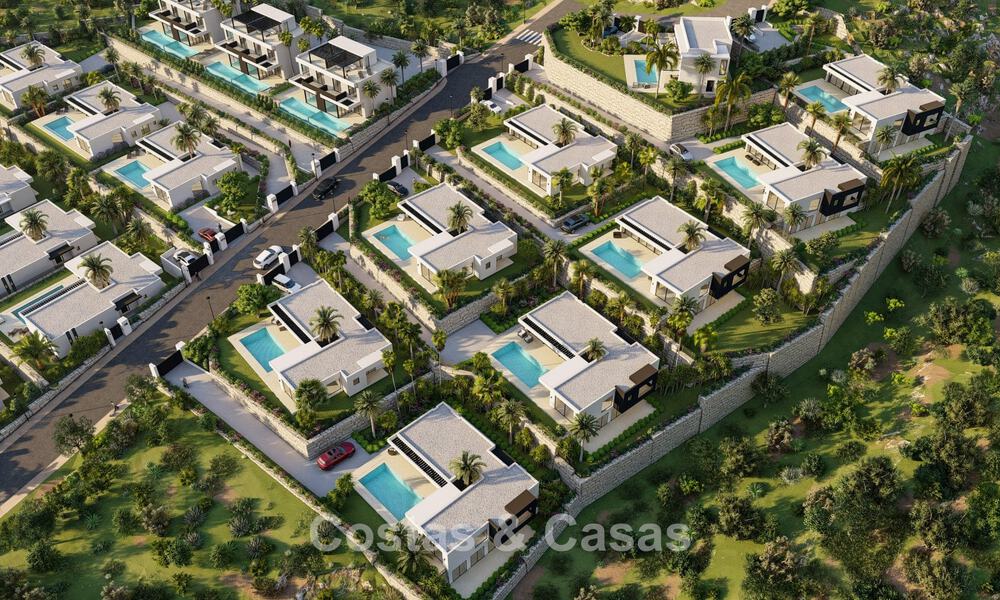 New development of bioclimatic luxury homes for sale in the hills of Mijas, Costa del Sol 796935