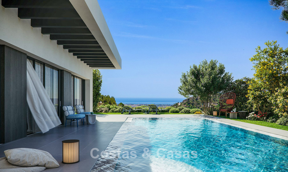 New development of bioclimatic luxury homes for sale in the hills of Mijas, Costa del Sol 796938