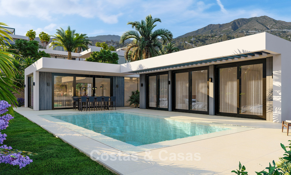 New development of bioclimatic luxury homes for sale in the hills of Mijas, Costa del Sol 796946