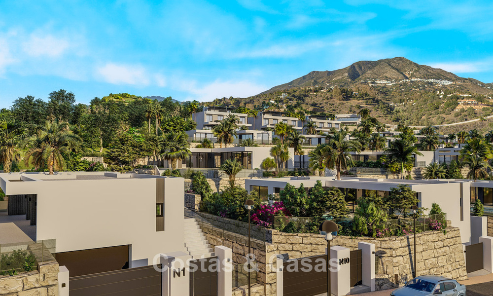 New development of bioclimatic luxury homes for sale in the hills of Mijas, Costa del Sol 796953
