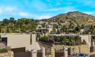 New development of bioclimatic luxury homes for sale in the hills of Mijas, Costa del Sol 796953 
