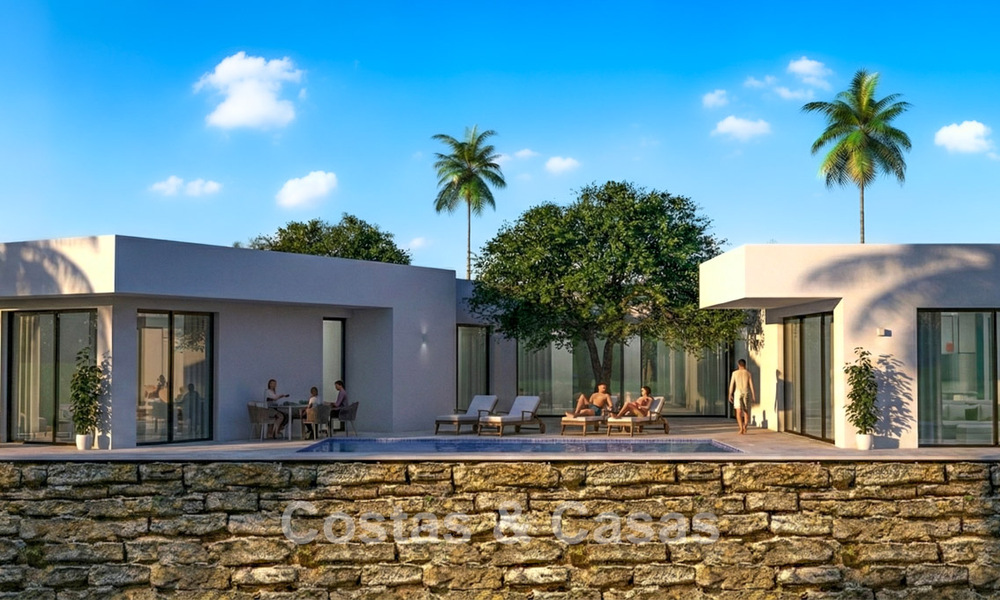 New development of bioclimatic luxury homes for sale in the hills of Mijas, Costa del Sol 796954