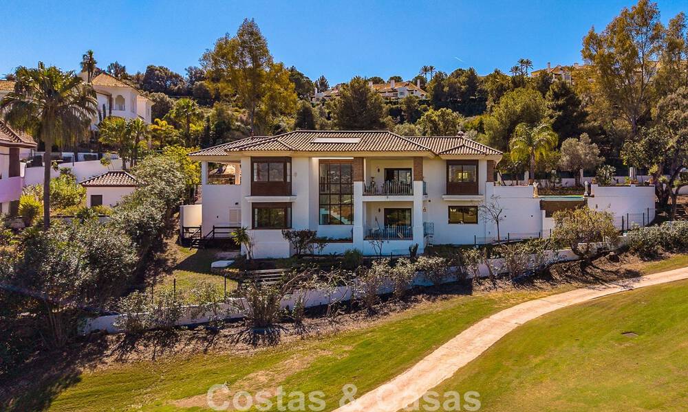 Mediterranean frontline golf villa with panoramic views for sale in La Cala Golf Resort, Mijas Costa 796439