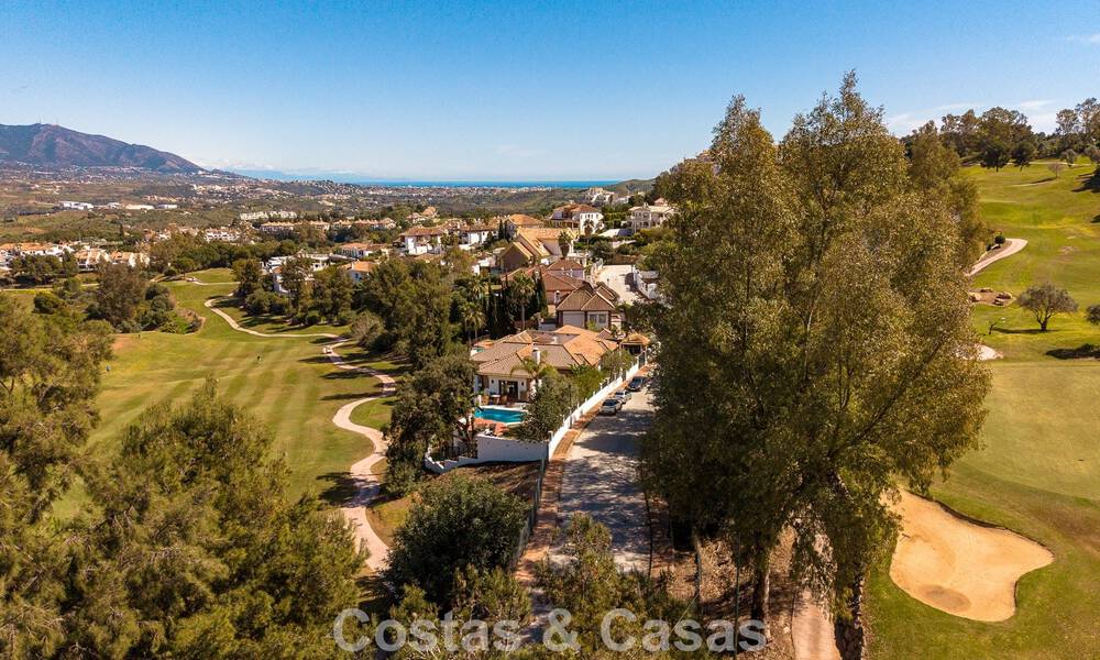 Mediterranean frontline golf villa with panoramic views for sale in La Cala Golf Resort, Mijas Costa 796441