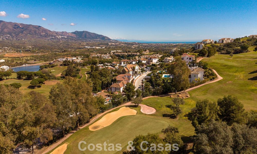 Mediterranean frontline golf villa with panoramic views for sale in La Cala Golf Resort, Mijas Costa 796442