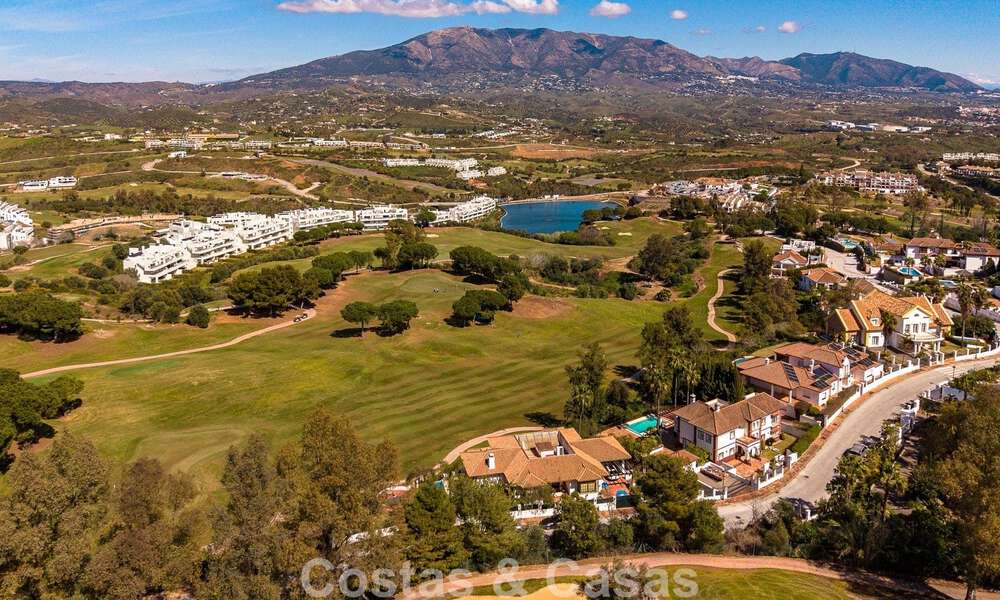 Mediterranean frontline golf villa with panoramic views for sale in La Cala Golf Resort, Mijas Costa 796444