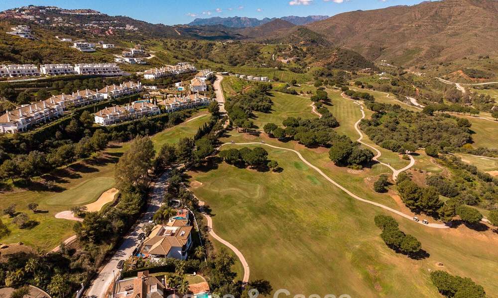 Mediterranean frontline golf villa with panoramic views for sale in La Cala Golf Resort, Mijas Costa 796445