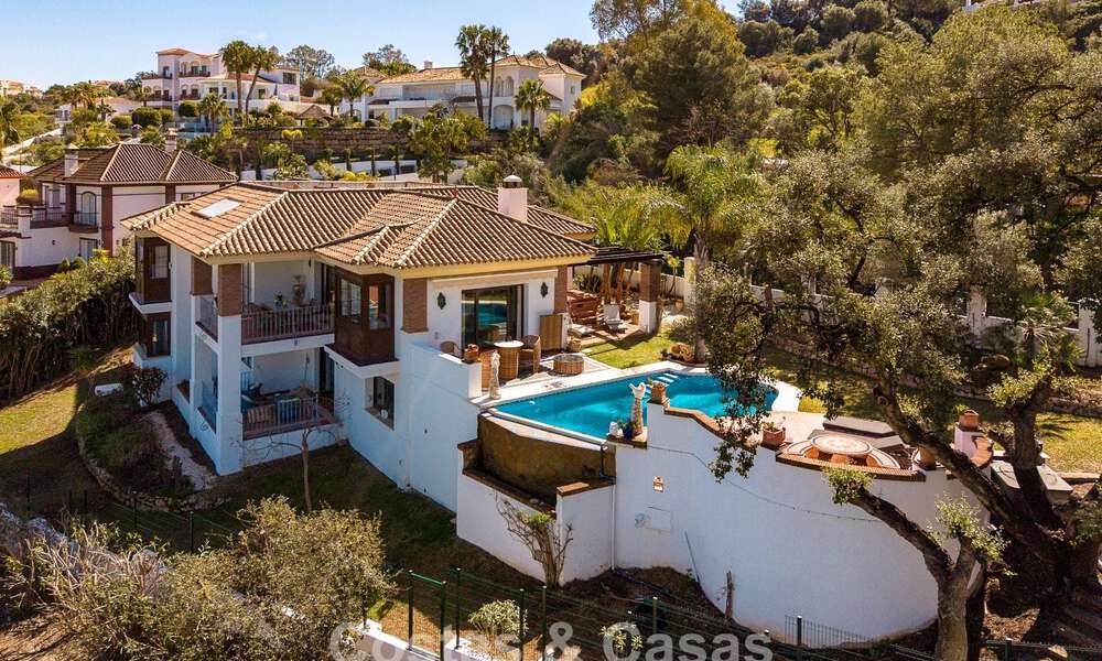 Mediterranean frontline golf villa with panoramic views for sale in La Cala Golf Resort, Mijas Costa 796447