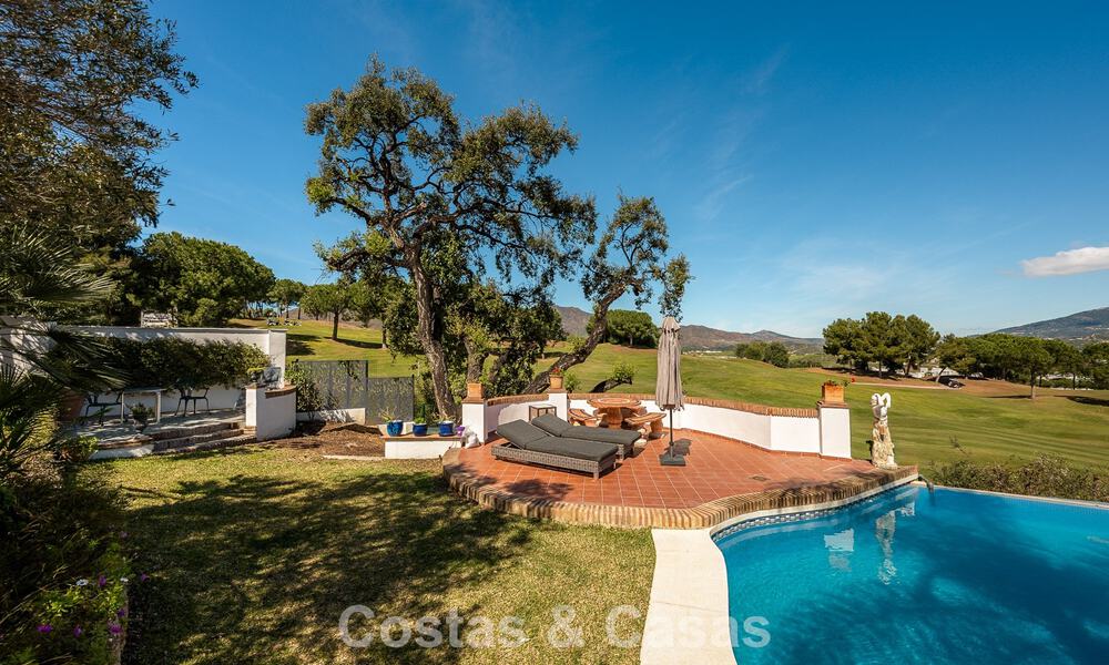 Mediterranean frontline golf villa with panoramic views for sale in La Cala Golf Resort, Mijas Costa 796454