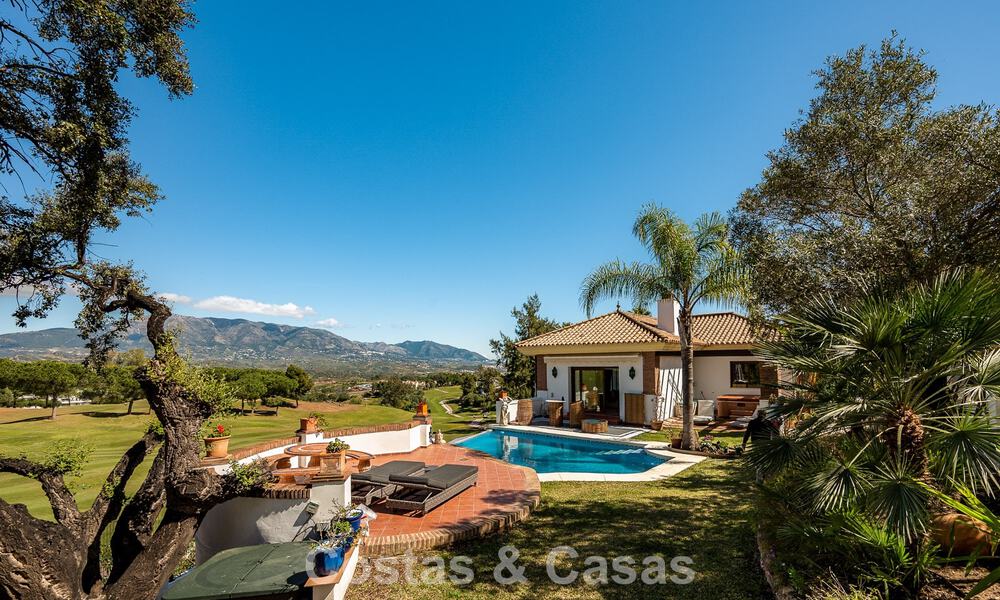 Mediterranean frontline golf villa with panoramic views for sale in La Cala Golf Resort, Mijas Costa 796456