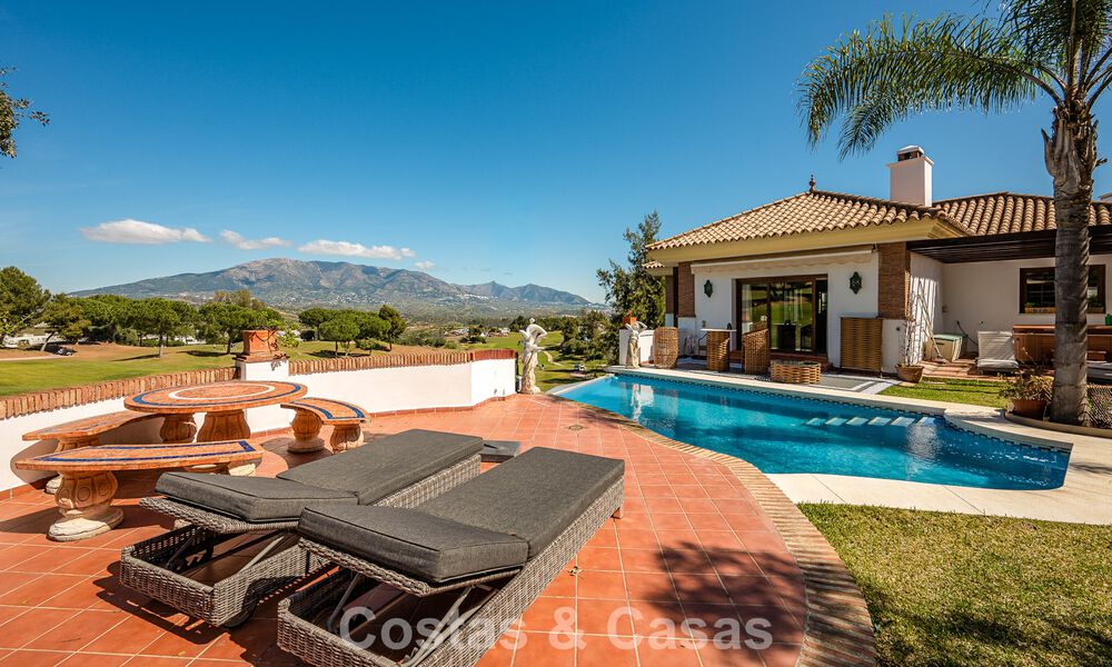 Mediterranean frontline golf villa with panoramic views for sale in La Cala Golf Resort, Mijas Costa 796457