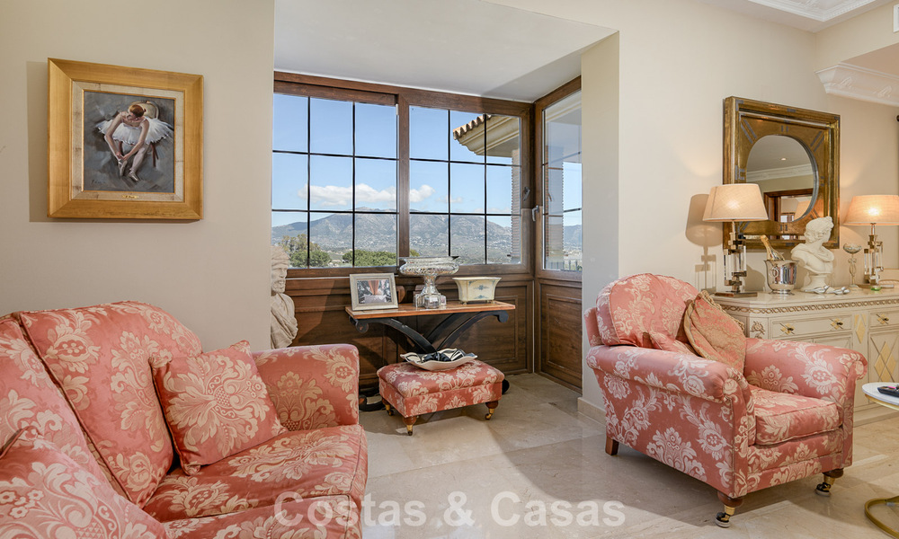 Mediterranean frontline golf villa with panoramic views for sale in La Cala Golf Resort, Mijas Costa 796471