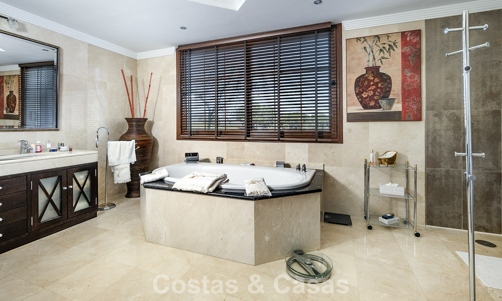 Mediterranean frontline golf villa with panoramic views for sale in La Cala Golf Resort, Mijas Costa 796485