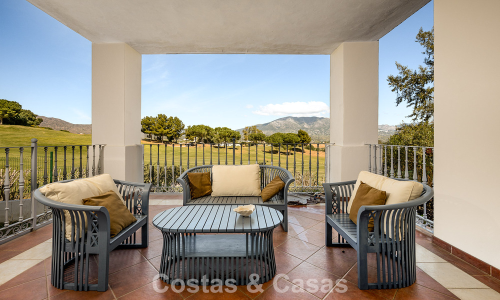Mediterranean frontline golf villa with panoramic views for sale in La Cala Golf Resort, Mijas Costa 796486