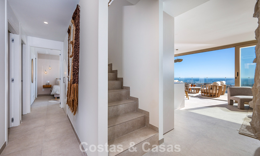 Move-in ready! Luxurious, modern apartments with panoramic sea views for sale in Mijas’ Golf Valley on the Costa del Sol 797118