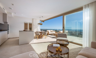 Move-in ready! Luxurious, modern apartments with panoramic sea views for sale in Mijas’ Golf Valley on the Costa del Sol 797123 