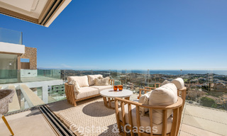 Move-in ready! Luxurious, modern apartments with panoramic sea views for sale in Mijas’ Golf Valley on the Costa del Sol 797124 